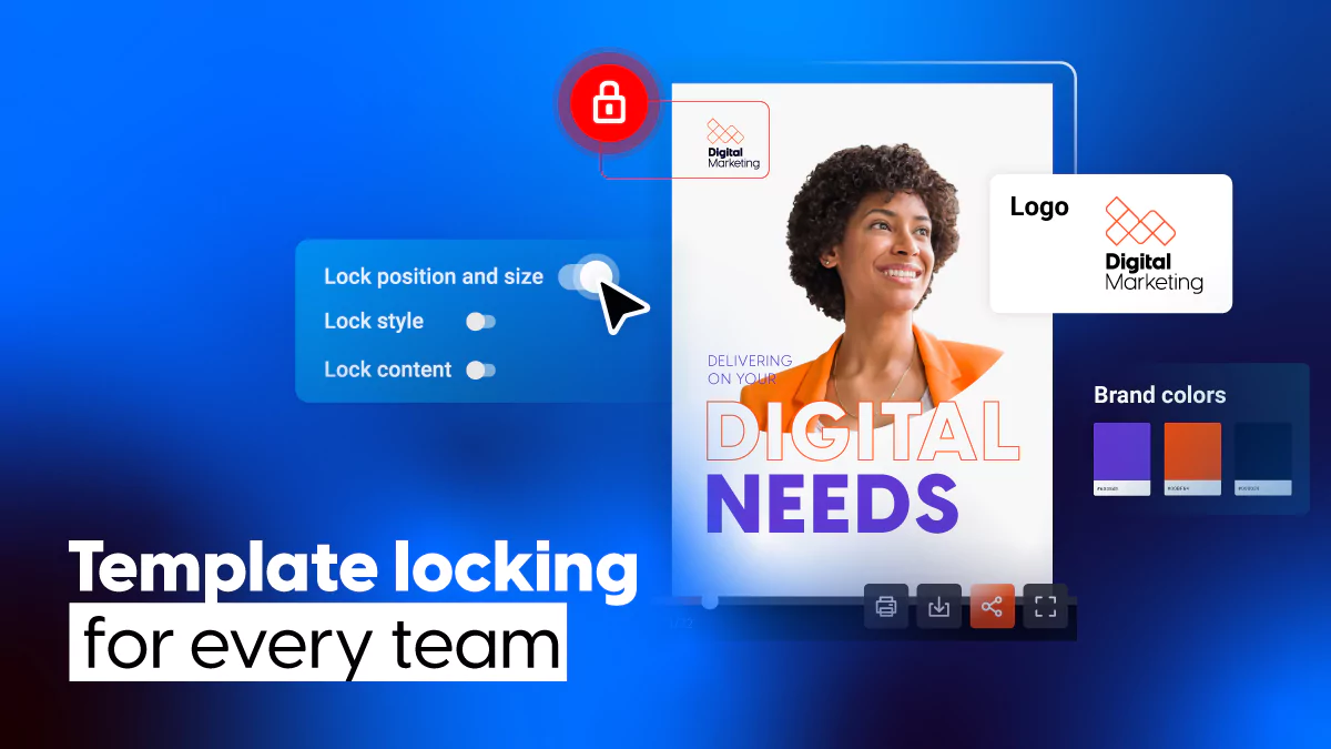 Template locking for every team - with Flipsnack