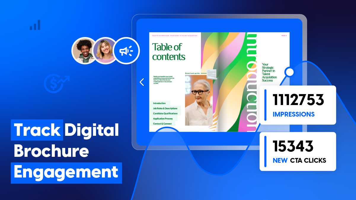 Track digital brochure engagement