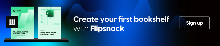 Flipsnack bookshelves
