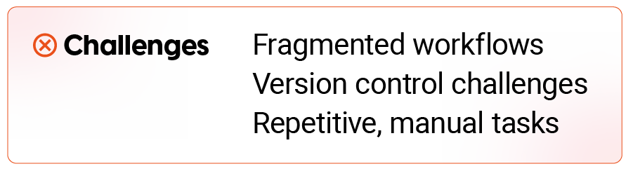catalog creation challenges