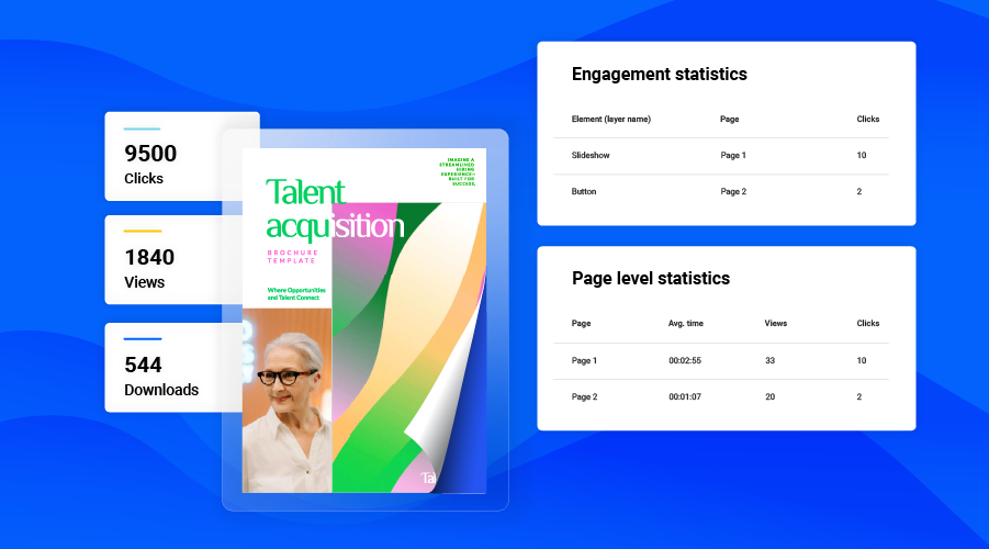 track digital flipbook statistics