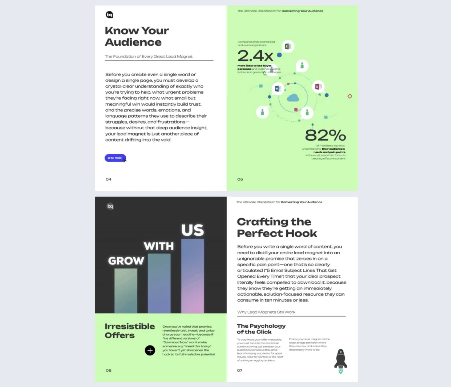 Lead Magnet Cheatsheet Ebook Example