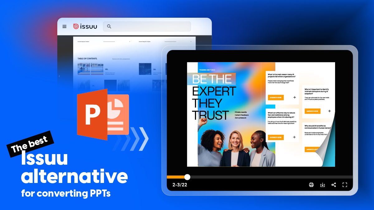 Flipsnack: the best Issuu alternative for converting PPT presentations