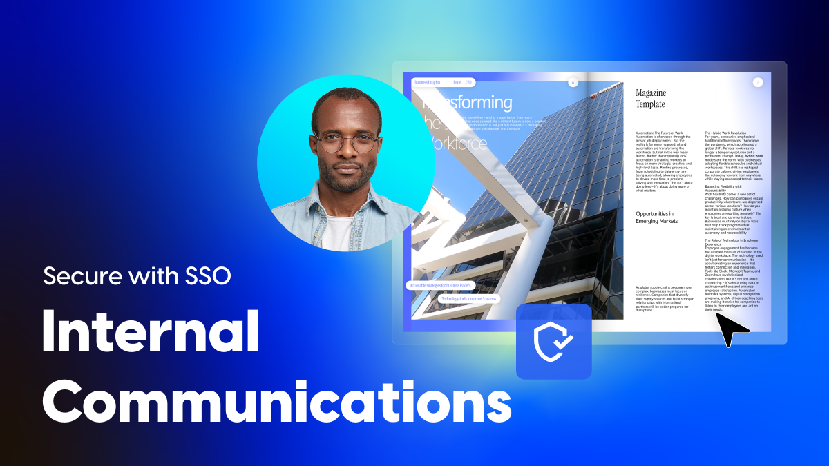secure internal communications with SSO in Flipsnack