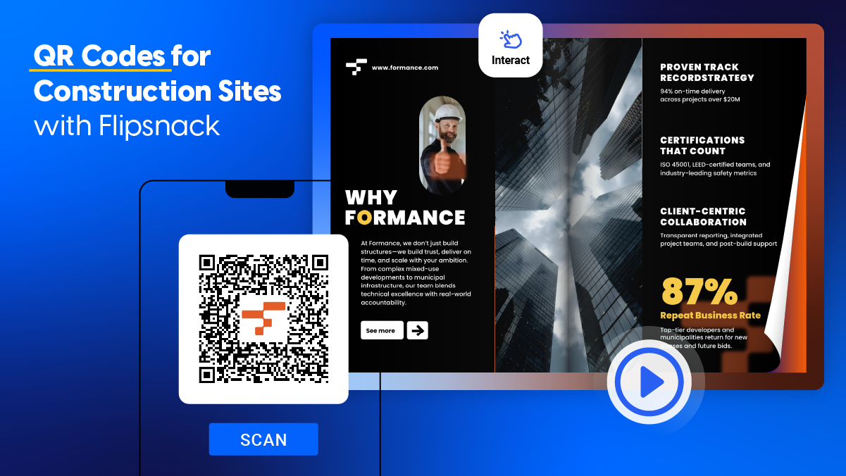 QR codes in construction