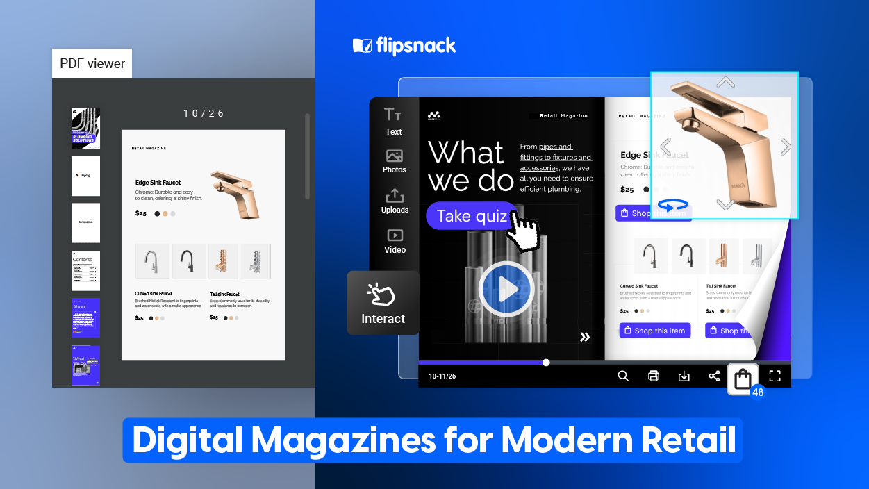 Turn Static PDFs Into Interactive Retail Magazines That Drive Sales