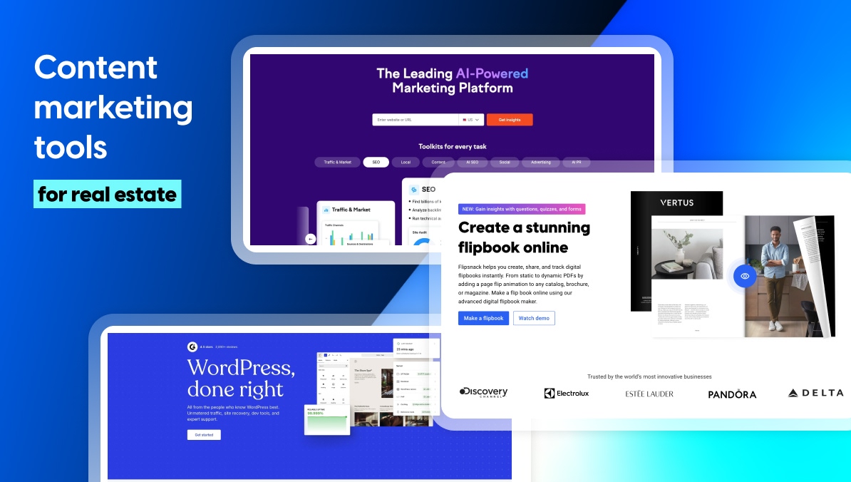 Our picks for the best content marketing software for real estate agents