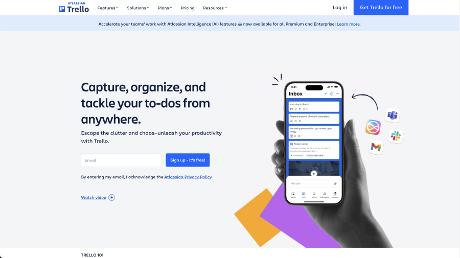 Trello, a coordination tool used by realtors