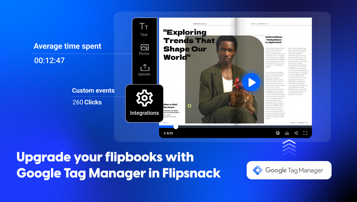 Upgrade your flipbooks with Google Tag Manager in Flipsnack