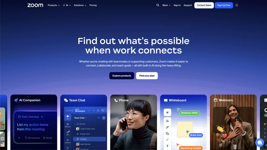 Zoom, a video conferencing tool used by realtors