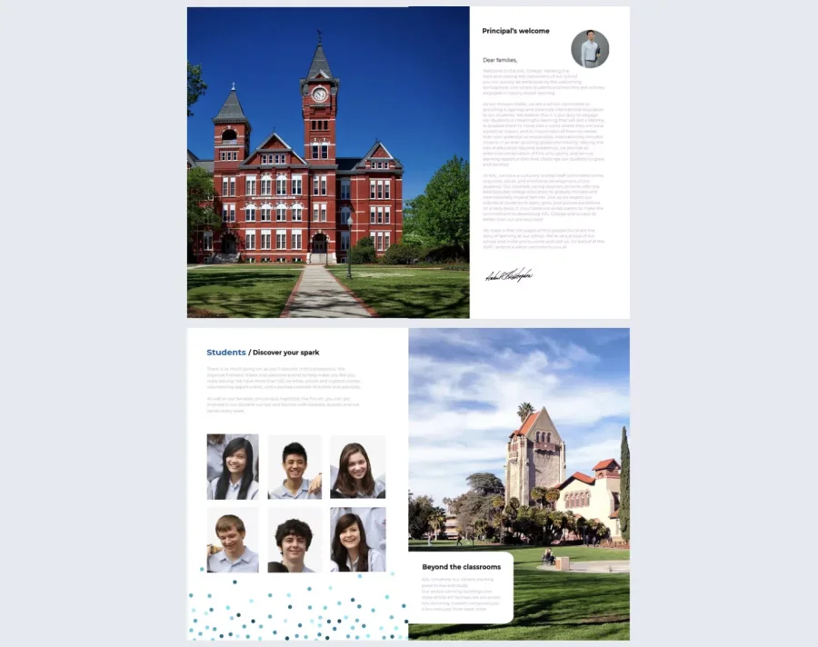 Modern College Prospectus Template