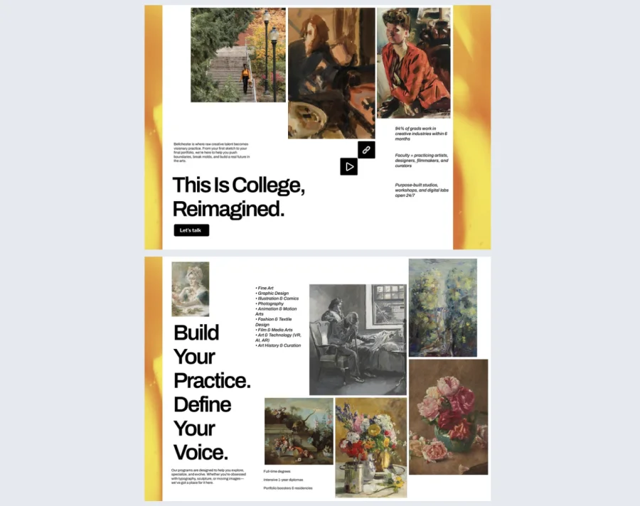 Digital College Prospectus Example