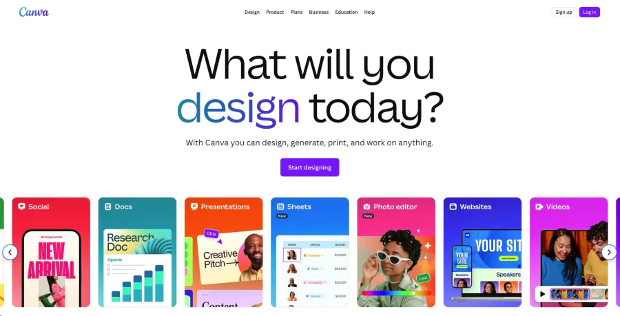 Canva, a robust design tool for real estate agents