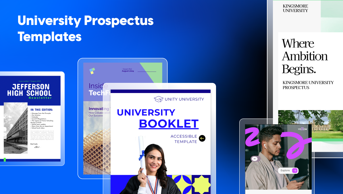 Cover-university 15 Modern University Prospectus Templates for Higher Enrollments