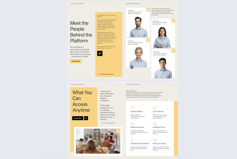 Digital Workshop Guide Example