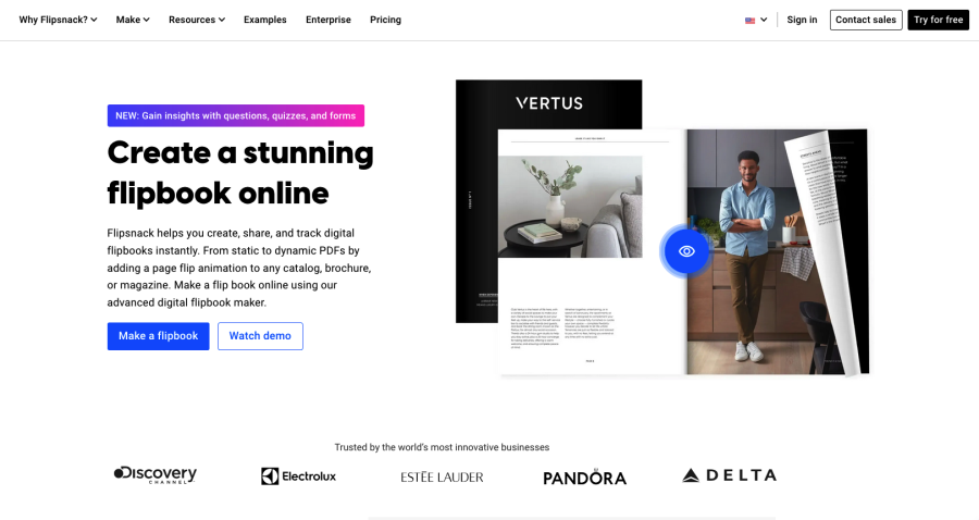 Flipsnack, a robust design tool for real estate agents