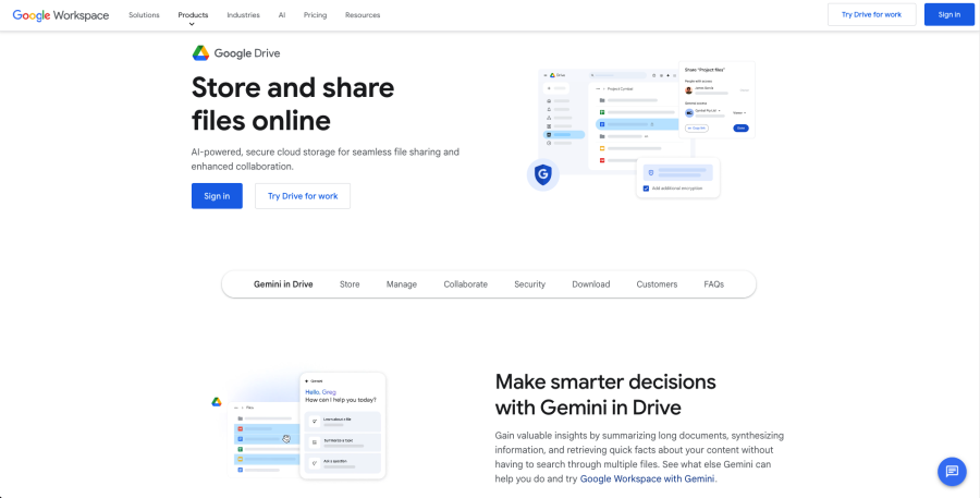 Google Drive, a versatile PDF sharing tool