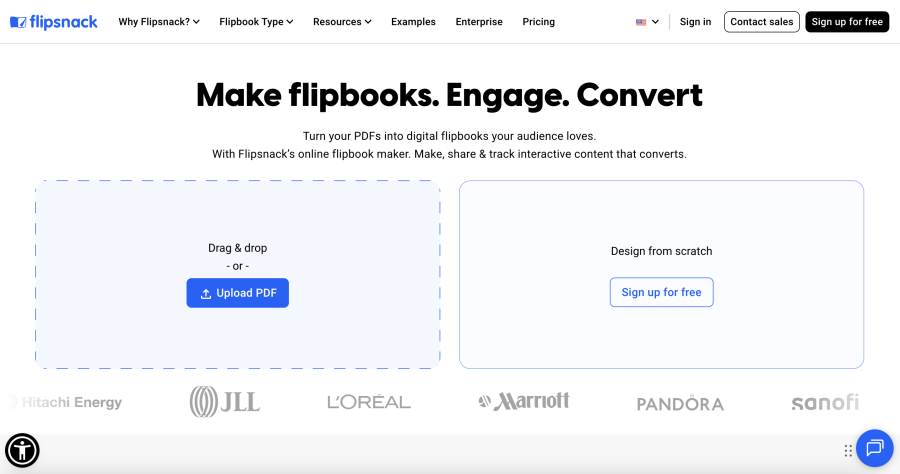 Upload or design real estate brochure in Flipsnack