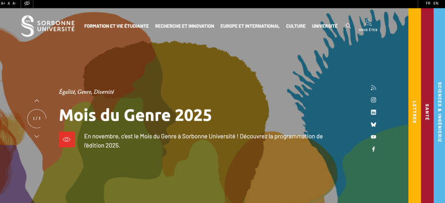 Sorbone university website