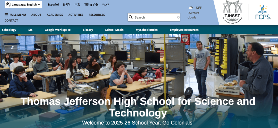 Thomas Jefferson High School website