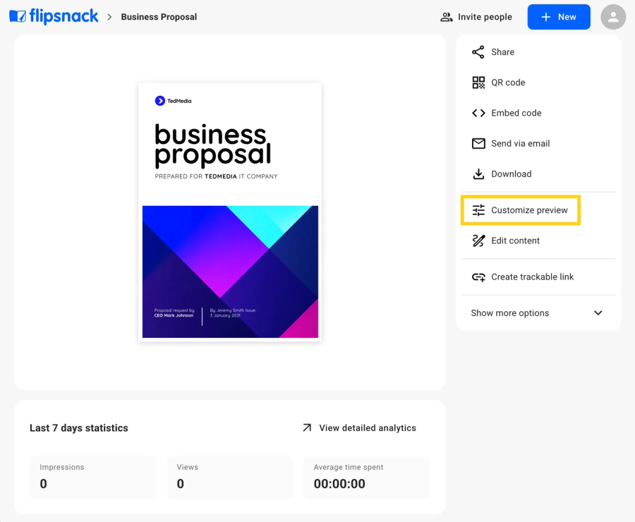 Click on  Customize preview and from there you can add a lead capture form