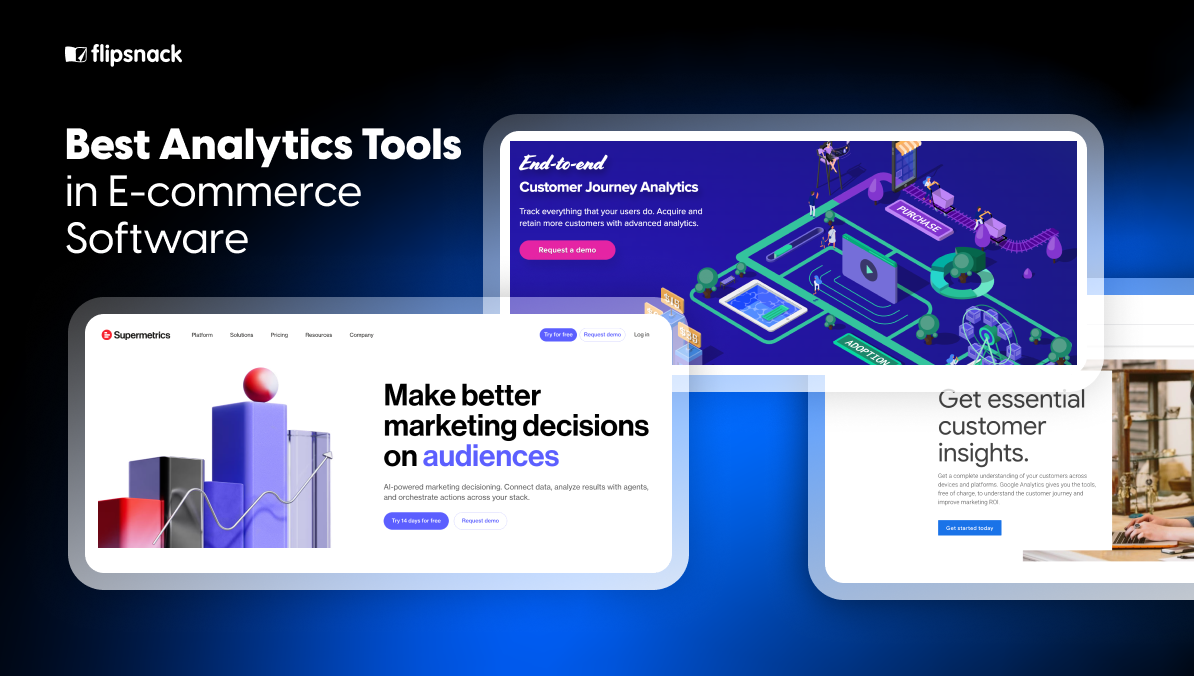Best analytics tools in e-commerce software