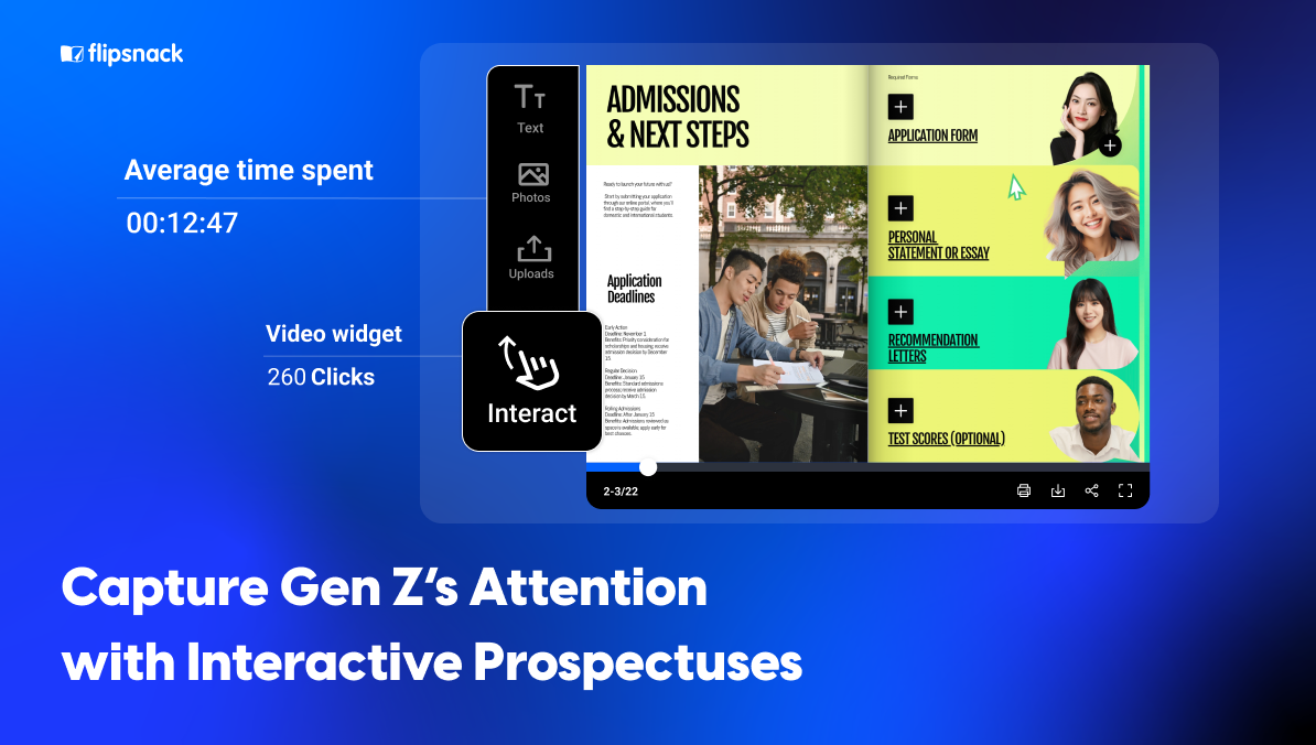 Capture Gen Z’s Attention with Interactive Prospectuses