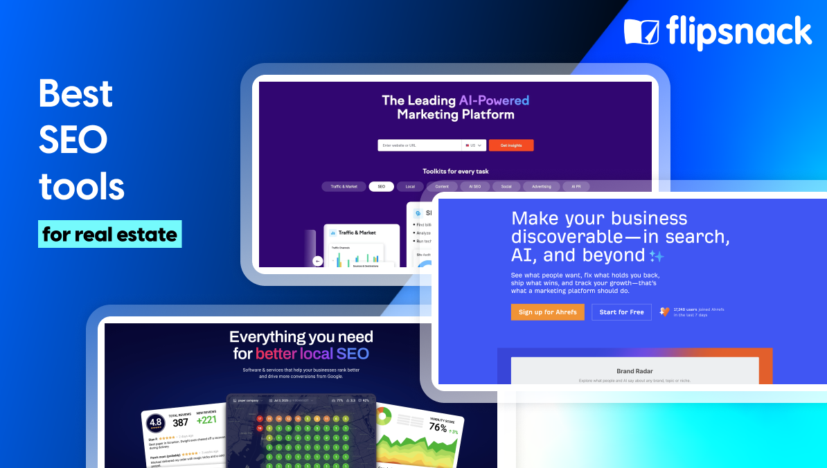 real estate SEO solutions article featured images