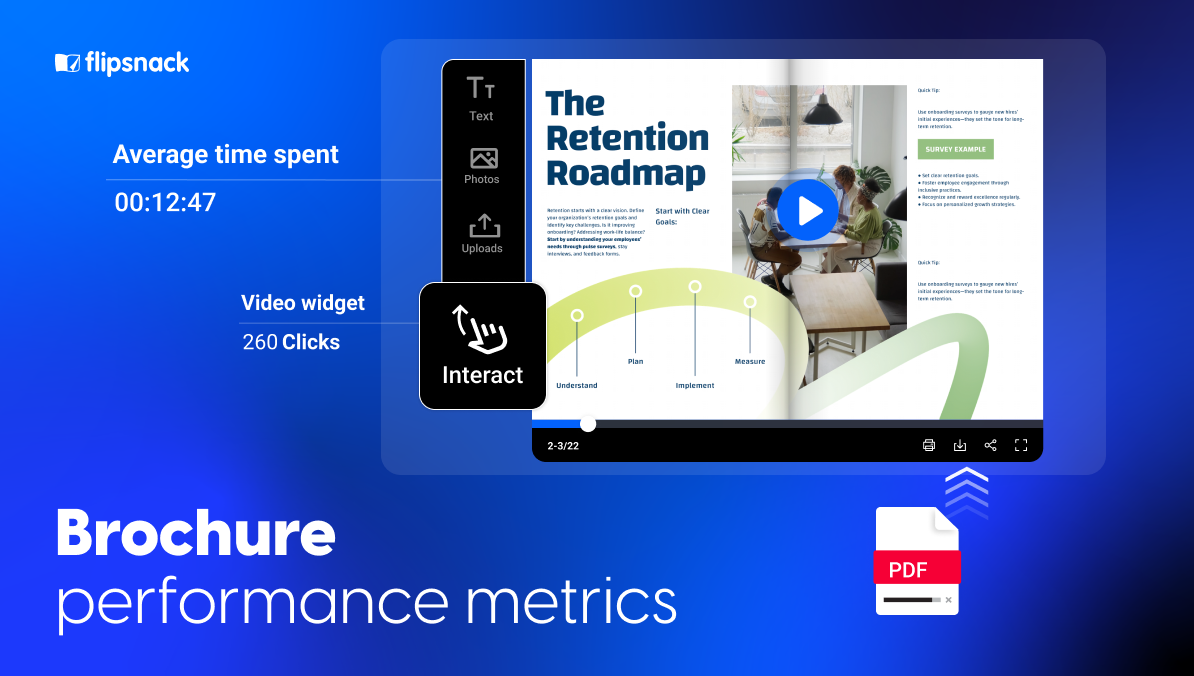digital brochure analytics in Flipsnack