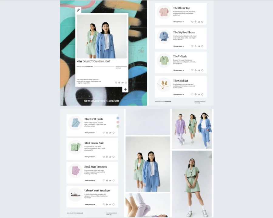 Digital Fashion Lookbook Template