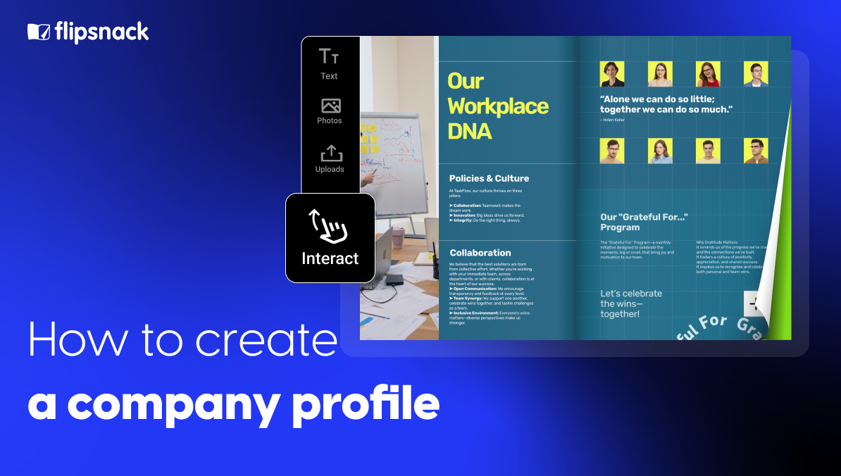 How to Create a Company Profile that Makes a Lasting Impression