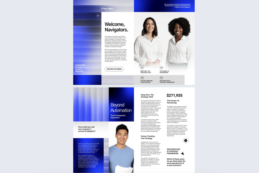 Editable Business Strategy Newsletter Template