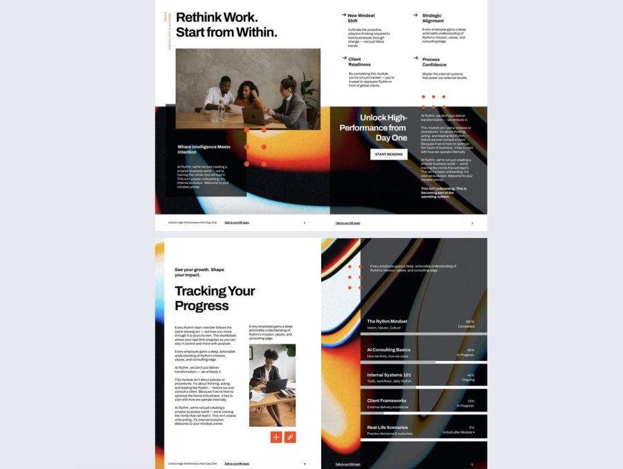 Educational Module Progress Example