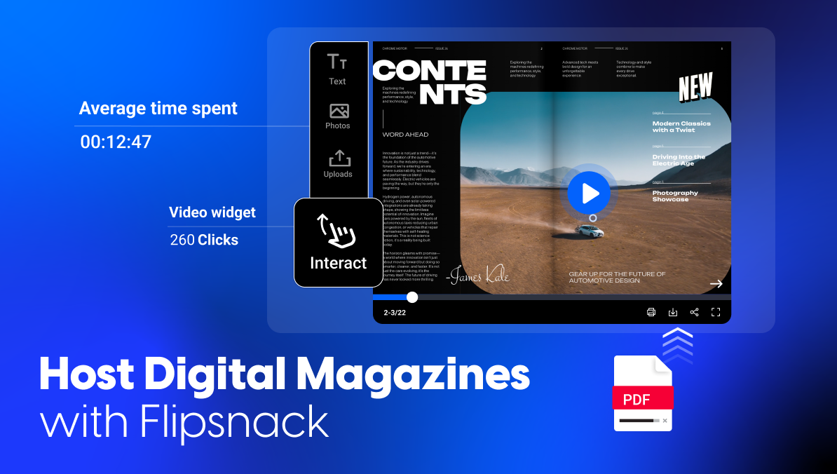 Host Digital Magazines with Flipsnack
