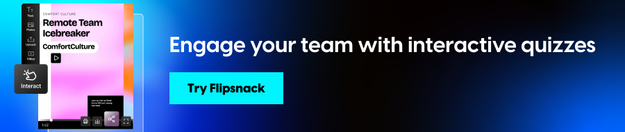 company quiz templates CTA