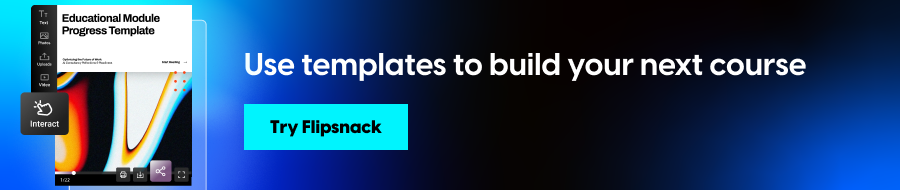 course completion templates CTA