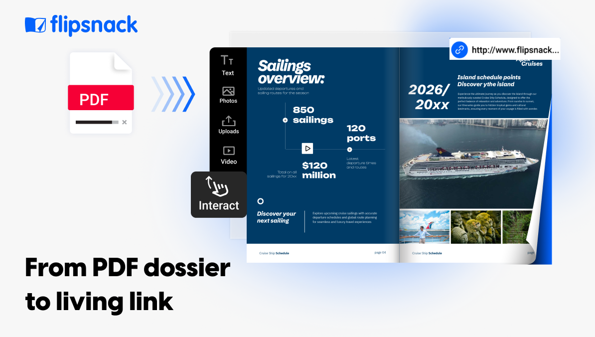 cover for PDF dossier to link