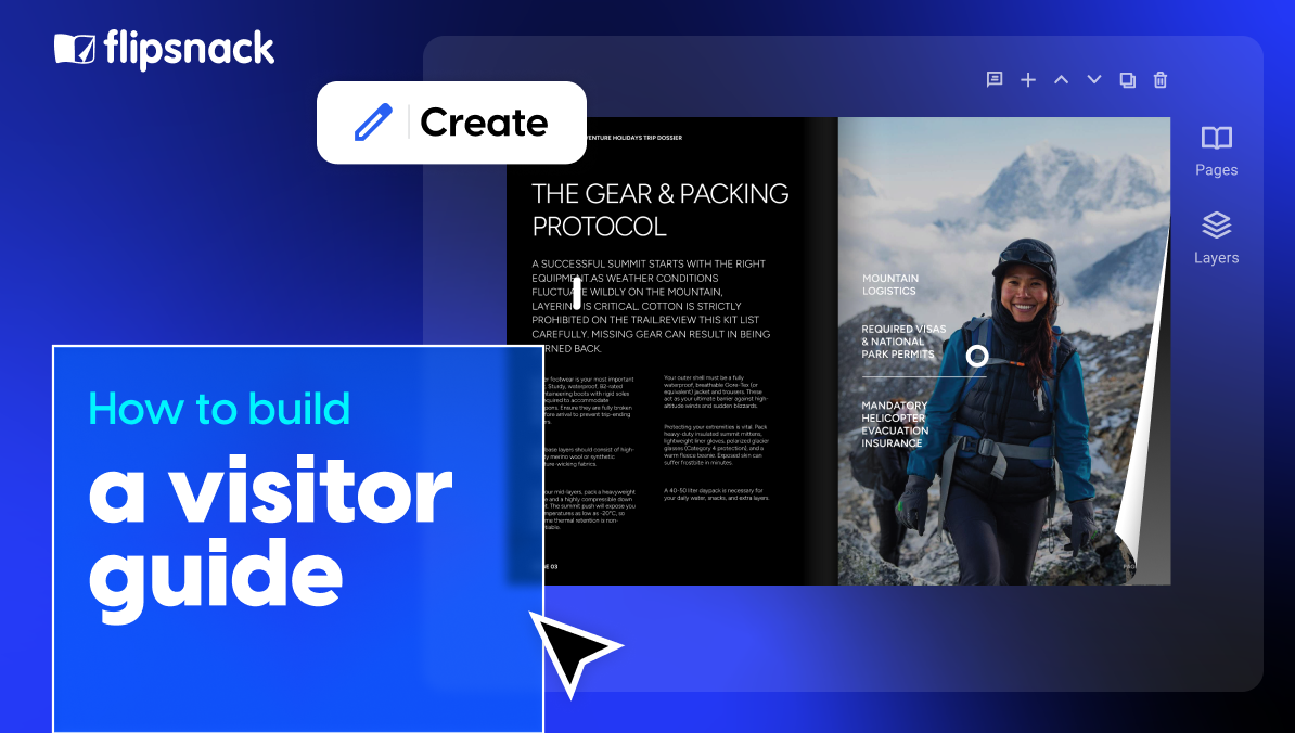 cover for how to build a visitor guide