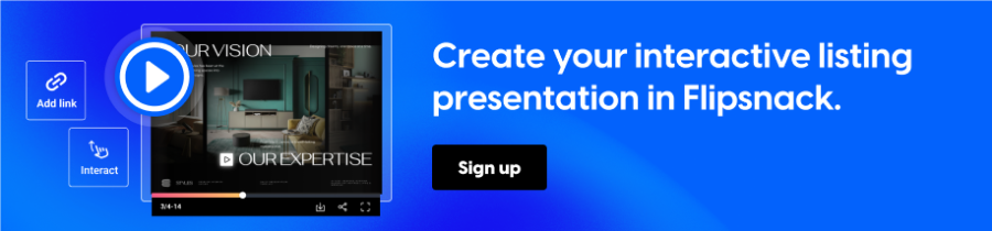 create interactive listing presentations CTA