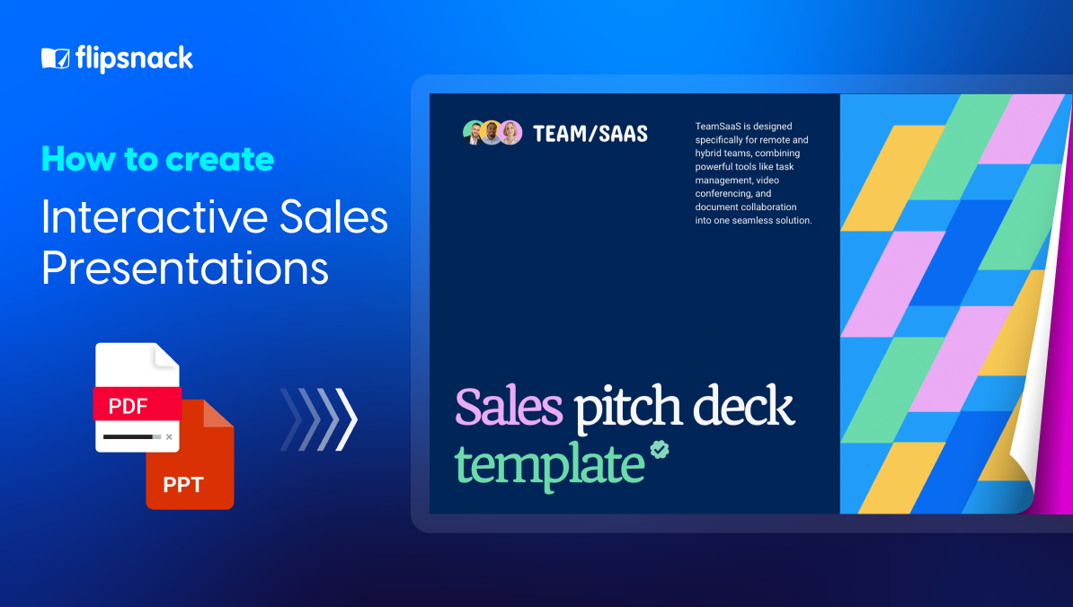 How to Create a Sales Presentation Reps Can Reuse, Update, and Track in Flipsnack