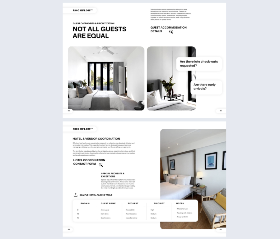 rooming list meeting planner guide template