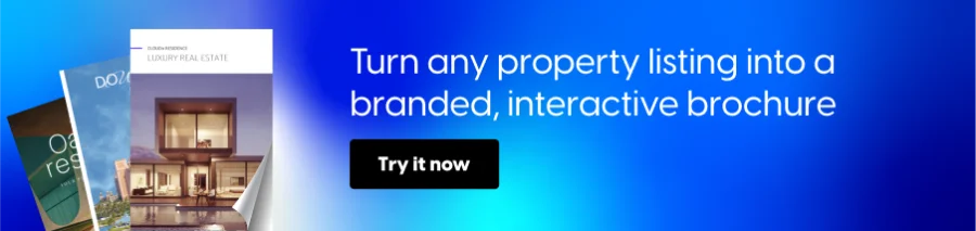 Turn any property listing into a branded interactive brochure with Flipsnack