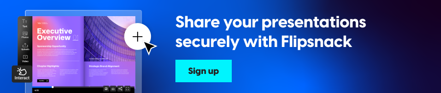 share presentations securely CTA