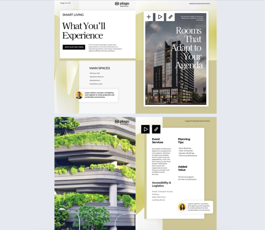 Conference Venue Brochure Example