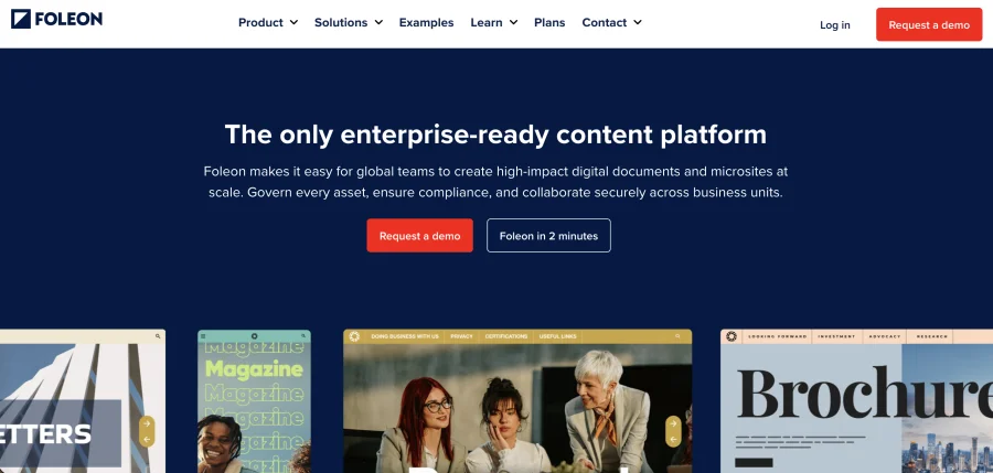 Foleon digital publishing platform