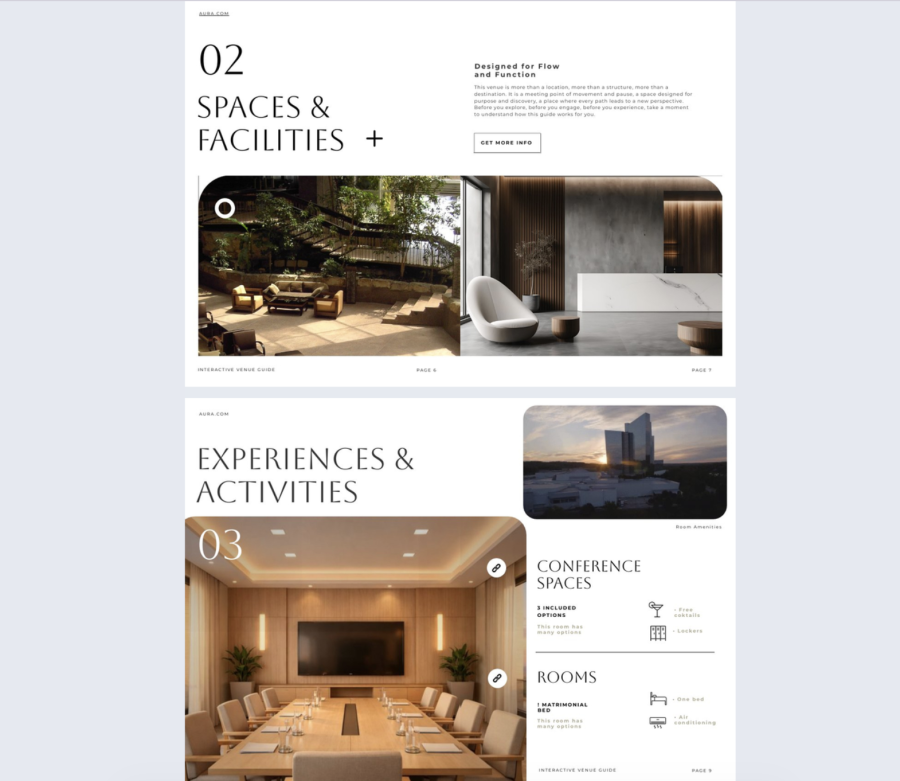 Interactive Venue Guide Example