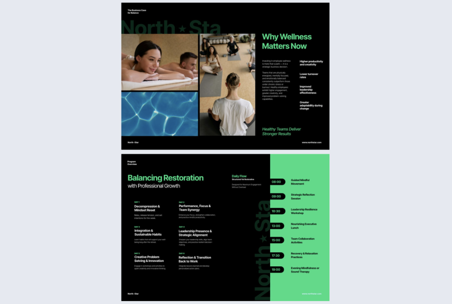 Interactive Wellness Retreat Proposal