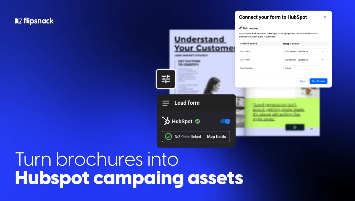 Turn Interactive Brochures into HubSpot Campaign Assets with Flipsnack