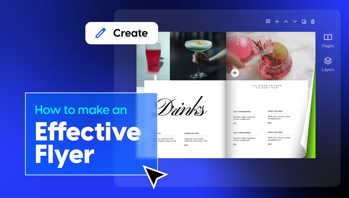 how to design a flyer without Photoshop