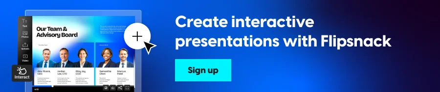 interactive presentations for job fairs and trade shows CTA